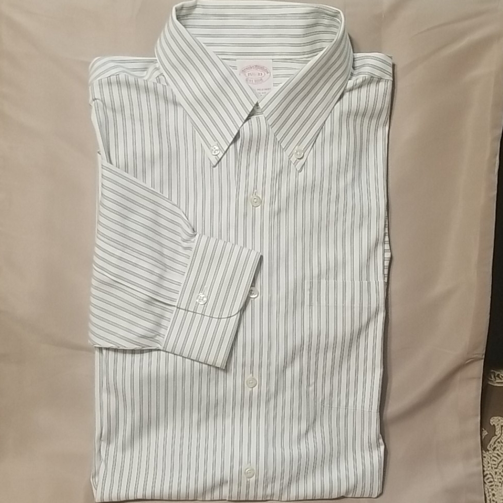 Brooks Brothers Button Down Non-Iron 15.5-33
